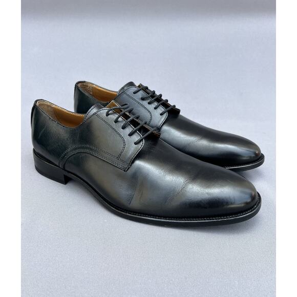 TO BOOT NEW YORK Declan Black Calf Derby Dress Shoes 12 US Size NEW main image 8